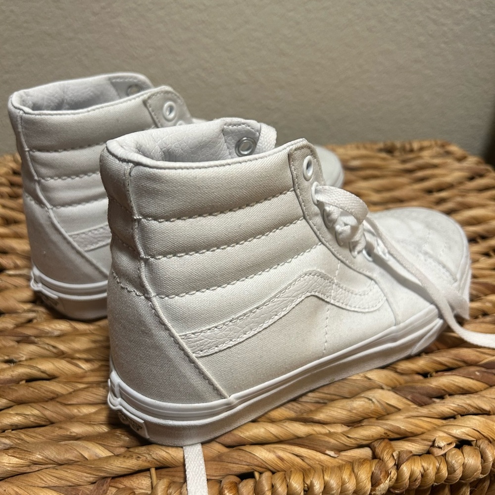 Vans Kids White High-Top Sneakers